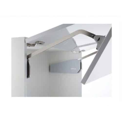 Ảnh bộ tay nâng FREE FOLD SHORT Hafele 493.05.741, xám