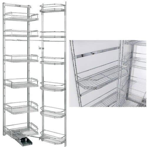 Ảnh rổ kéo 6 tầng Wire basket, rộng 600mm Hafele 545.94.142