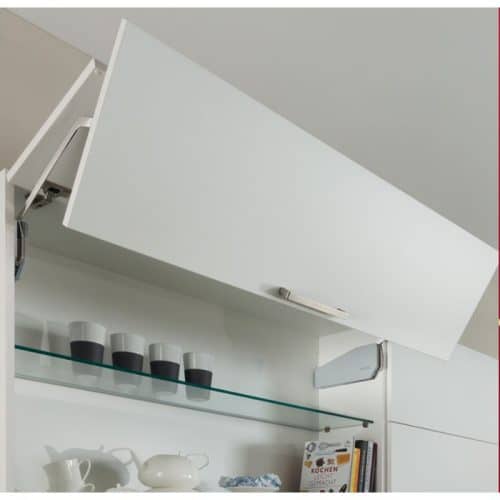 Ảnh thực tế bộ tay nâng FREE FOLD SHORT Hafele 493.05.741, xám