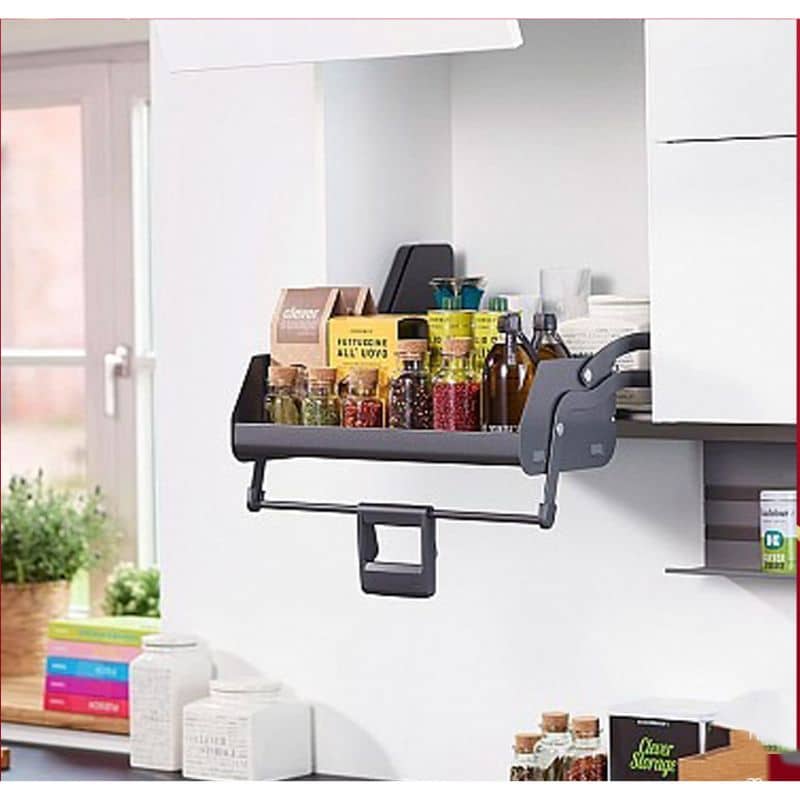 Ảnh thực tế kệ nâng hạ Imove Anthracite Double Hafele 504.68.313 Ảnh thực tế kệ nâng hạ Imove Anthracite Double Hafele 504.68.313