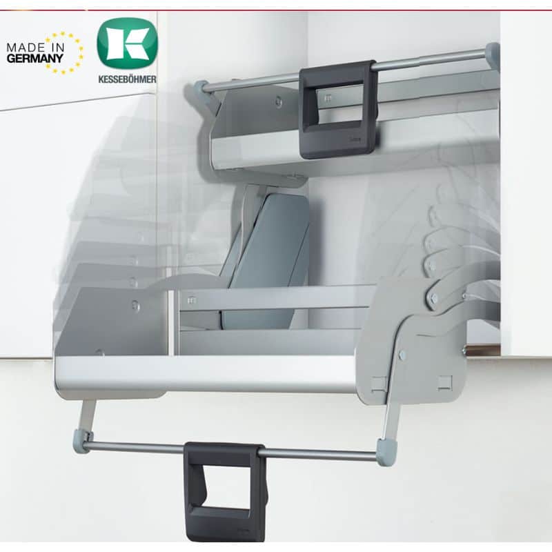 Ảnh thực tế kệ nâng hạ cho tủ bếp rộng 600mm, 1 khay, Hafele 504.68.913 Ảnh thực tế kệ nâng hạ cho tủ bếp rộng 600mm, 1 khay, Hafele 504.68.913