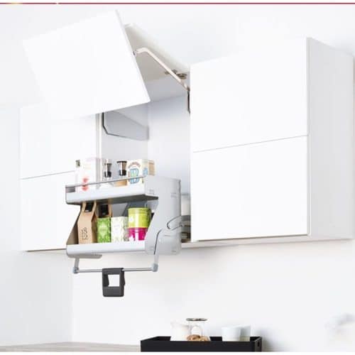 Kệ nâng hạ cho tủ bếp rộng 600mm, 2 khay, Hafele 504.68.923 4 Ảnh thực tế kệ nâng hạ cho tủ bếp rộng 600mm, 2 khay, Hafele 504.68.923