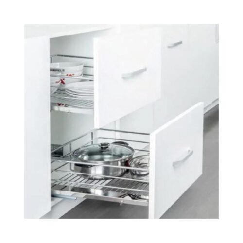 Bộ rổ kéo gắn với cánh Hafele 549.03.143 cho tủ rộng 500mm
