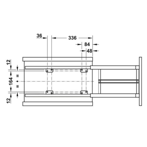 Bộ rổ kéo đa năng COOKING AGENT - Hafele 549.24.952 5 Lắp đặt bộ rổ kéo đa năng COOKING AGENT - Hafele 549.24.952