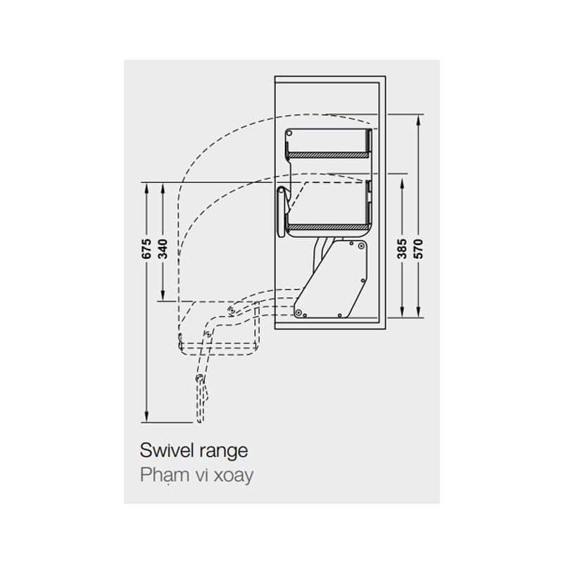 Lắp đặt kệ nâng hạ Imove Anthracite Double Hafele 504.68.313 Lắp đặt kệ nâng hạ Imove Anthracite Double Hafele 504.68.313