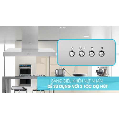 Bảng điều khiển Máy hút khử mùi gắn tường thẳng Hafele HH WI70B 539.81.168