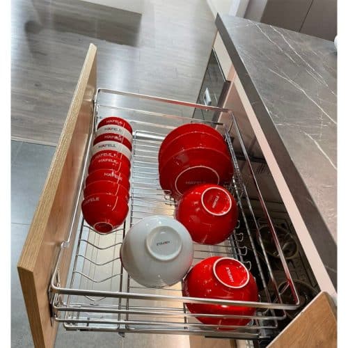 Ảnh thực tế bộ rổ chén đĩa CAPPELLA Cucina 549.08.005 Inox 304