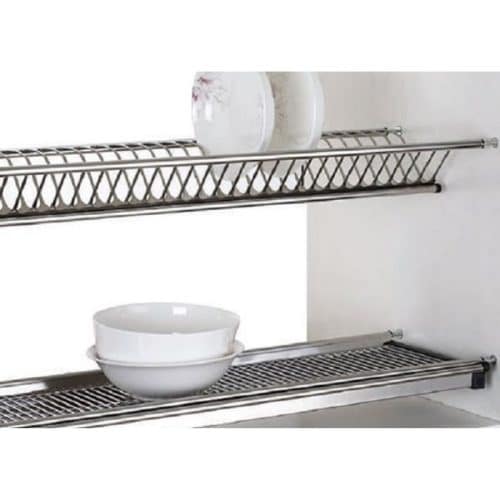 Ảnh thực tế rổ chén đĩa không khung PRESTO Cucina 544.40.025 Inox 304