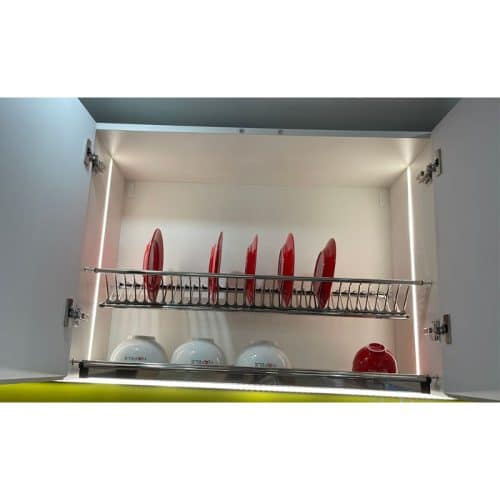 Ảnh thực tế rổ chén đĩa không khung PRESTO Cucina 544.40.028 Inox 304