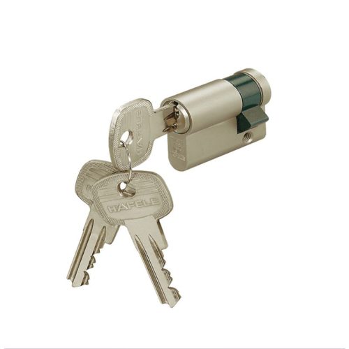 Ảnh thực tế ruột khóa 1 đầu Hafele 916.00.600, 55.5mm Đồng thau