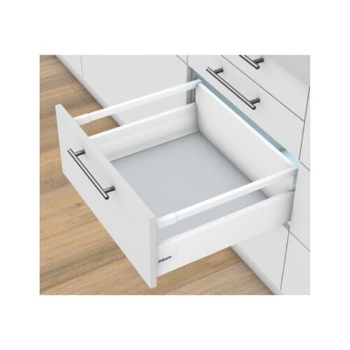 Ray hộp Hafele 550.85.335 Intivo X7 giảm chấn đen 30kg D 228mm