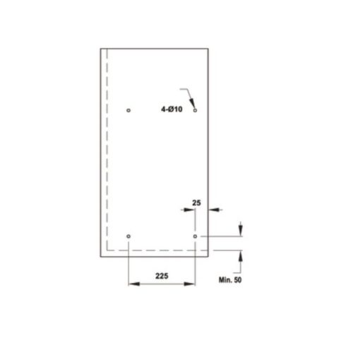 Thiết kế của Rổ chén đĩa không khung PRESTO Hafele Cucina Inox 304