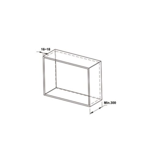 Thiết kế của Rổ chén đĩa không khung PRESTO Hafele Cucina Inox 304