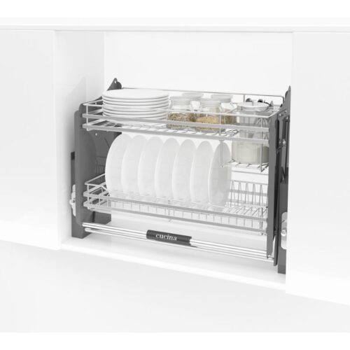 Giá bát đĩa nâng hạ Cucina 900mm Inox 304 504.76.138