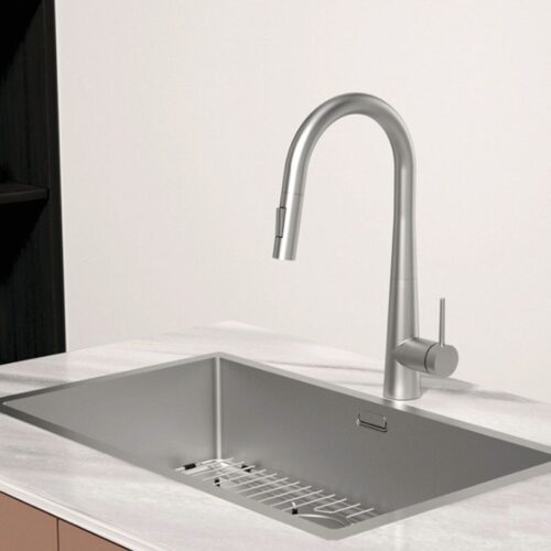 Vòi rửa bát nóng lạnh Hafele HT24-SH1P417-BR 570.85.041 có dây rút 3 Ảnh vòi rửa bát nóng lạnh Hafele HT24-SH1P417-BR 570.85.041 có dây rút